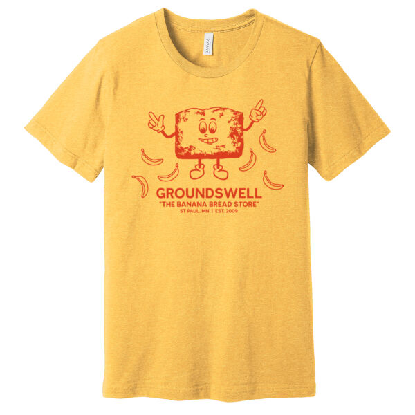 BELLA + CANVAS - Unisex Heather CVC Tee - Printed Logo Thumbnail