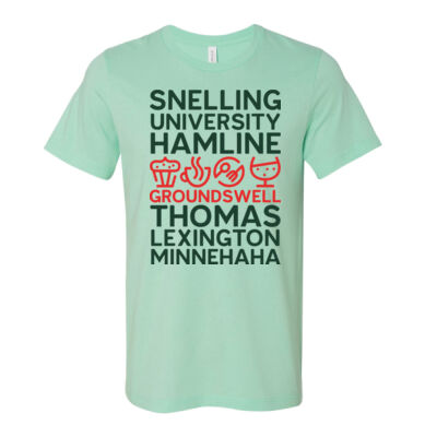 BELLA + CANVAS - Unisex Jersey Tee - Screen Print Logo Thumbnail