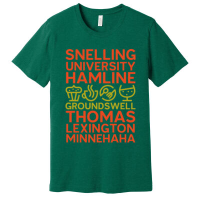 BELLA + CANVAS - Unisex CVC Heather Jersey Tee - Printed Logo Thumbnail