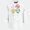 Eight Knot Button Chef Coat with Thermometer Pocket Thumbnail