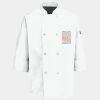 Button Chef Coat with Thermometer Pocket Thumbnail