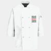 Button Chef Coat with Thermometer Pocket Thumbnail