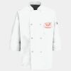 Button Chef Coat with Thermometer Pocket Thumbnail