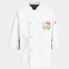 Button Chef Coat with Thermometer Pocket Thumbnail