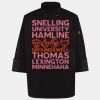 Ten Pearl Button Black Chef Coat Thumbnail