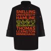 Ten Pearl Button Black Chef Coat Thumbnail